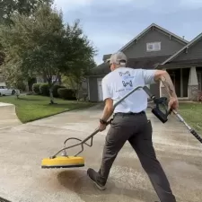 Driveway washing