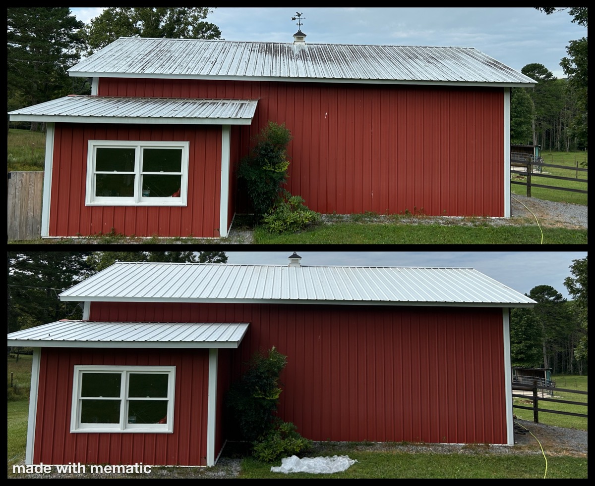 Beautiful Roof Cleaning in Dunlap, Tennessee