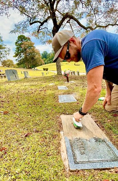 Headstone Cleaning
